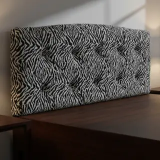 Dekoračná látka jacquard Tanzanie noir blanc