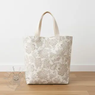 Dekorationstyg jacquard Jacobean lin