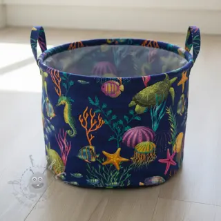 Dekorationstyg premium Underwater sea life digital print