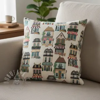 Dekorationstyg premium Shop Boutique City digital print