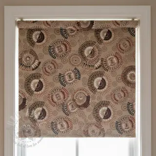 Dekorationstyg jacquard Mandala Circle Sun