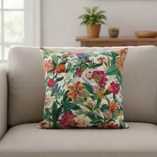Dekoračná látka Linenlook Flashy Floral Party digital print