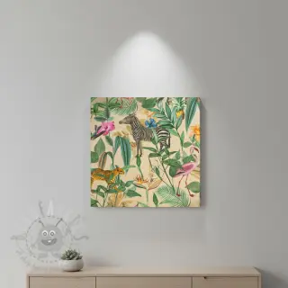 Dekorationstyg premium Tropical Jungle Dream digital print