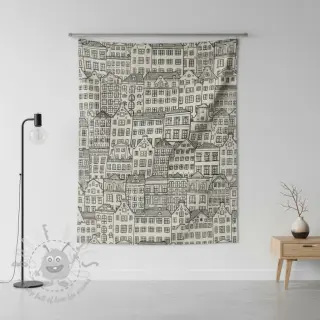 Dekorationstyg Linenlook Townhouse Fine Line