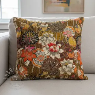 Dekorationstyg jacquard Opium allover or