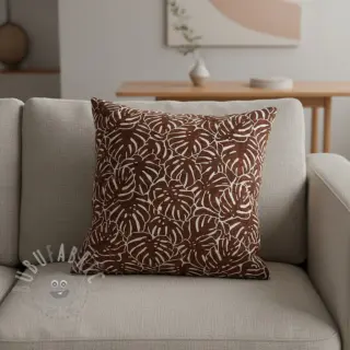 Dekorationstyg jacquard Anthéa terracotta