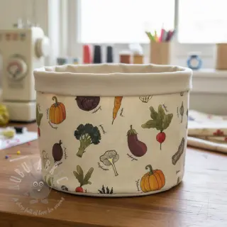 Dekorationstyg Veggie Harvest Garden digital print