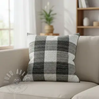 Dekorationstyg jacquard TWEED allover graphite