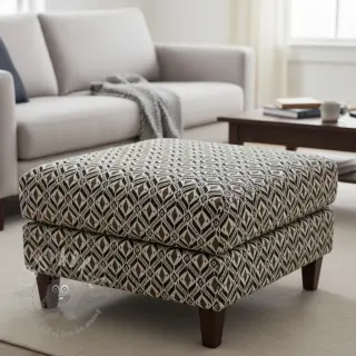 Dekorationstyg jacquard MOANA allover taupe