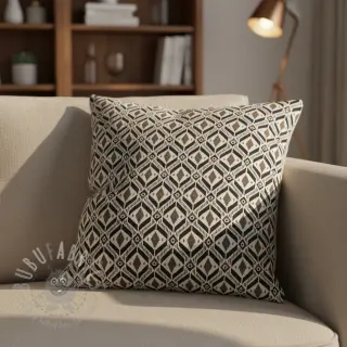 Dekorationstyg jacquard MOANA allover taupe
