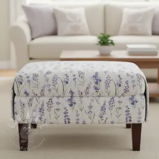 Dekorationstyg premium Watercolour lavender field