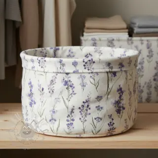 Dekorationstyg premium Watercolour lavender field