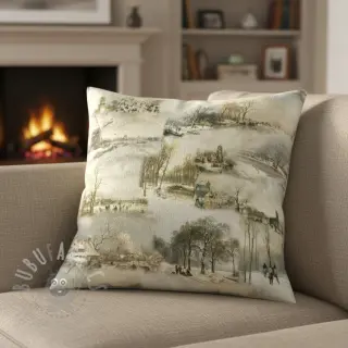 Dekorationstyg Winter landscape digital print