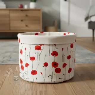 Dekorationstyg premium Poppy field