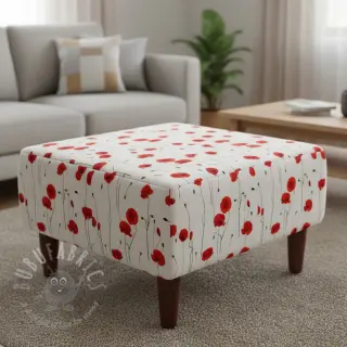 Dekorationstyg premium Poppy field