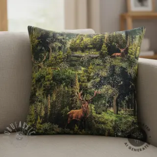 Dekorationstyg Ancient forest digital print