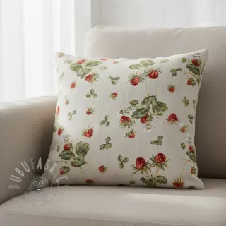 Dekorationstyg Linenlook Wild strawberries