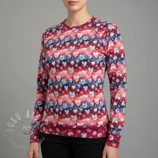 Sweatshirttyg All you need is love design B digital print