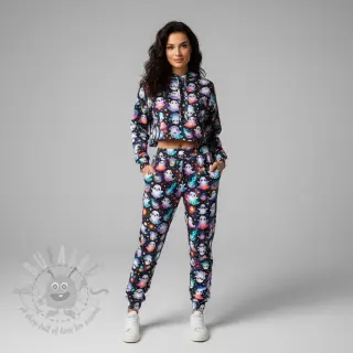 Sweatshirttyg Spooky design D digital print