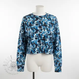 Sweatshirttyg Spooky design C digital print