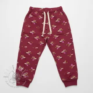 Sweatshirttyg Dogs and hearts red