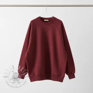 Kardat sweatshirttyg JOGGING berry