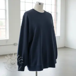 Kardat sweatshirttyg JOGGING navy