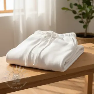 Kardat sweatshirttyg JOGGING white