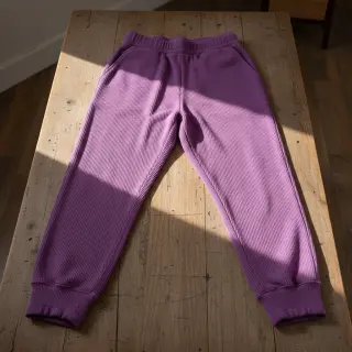 Teplákovina počesaná JOGGING light violet