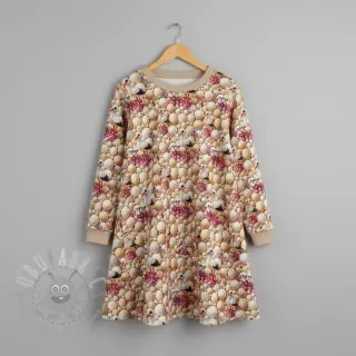 Sweatshirttyg Cutie pies design C digital print