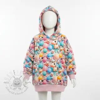 Sweatshirttyg Happy horse design Och digital print