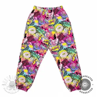 Sweatshirttyg Manga fuchsia digital print