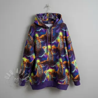Sweatshirttyg Fantasy fox digital print