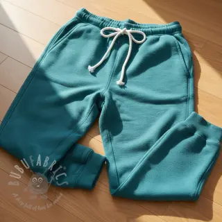 Kardat sweatshirttyg JOGGING petrol