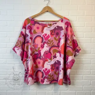 Jersey Unicorns mauve digital print