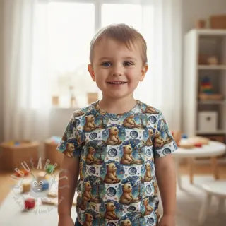 Jersey Mini animals design Och digital print