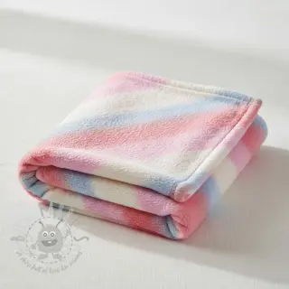 Konstpäls Rainbow diagonal stripe