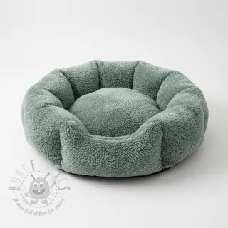 Konstpäls LUREX SILVER old green