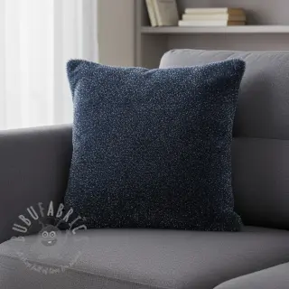Konstpäls LUREX SILVER navy