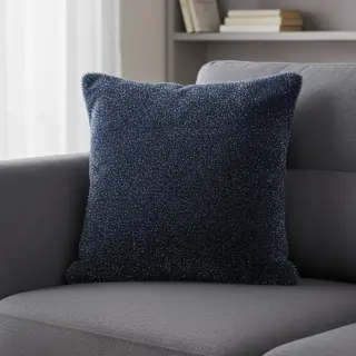 Umelá kožušina LUREX SILVER navy
