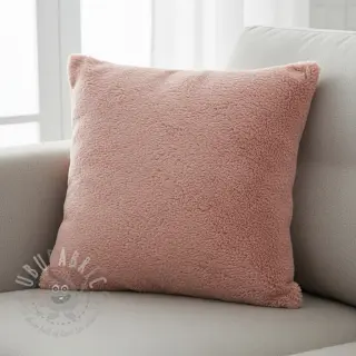 Konstpäls LUREX SILVER rose
