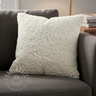 Konstpäls Curly ecru