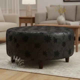 Konstläder för kläder Flowers design C