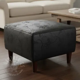 Konstläder för kläder Flowers design B
