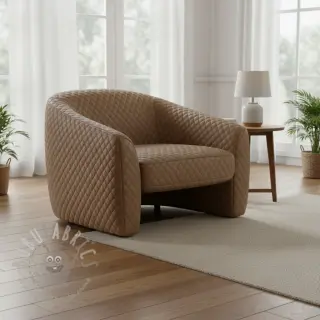 Konstläder MATELASSE taupe