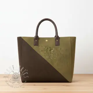 Konstläder mocka ALASKA mousse/brun