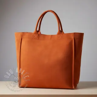 Konstläder mocka ALASKA orange/brique
