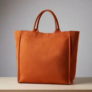 Umelá koža semiš ALASKA orange/brique