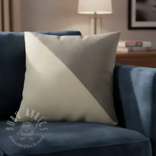 Konstläder mocka ALASKA ecru/taupe