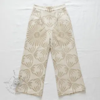 Viskos med lin Desert flowers design A